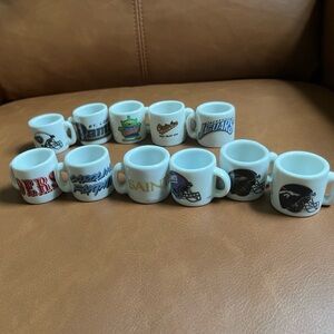 Mini NFL mugs